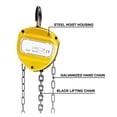 thumbnail image 2 of 0.5/1/2/3T Chain Hoist Anti-Rust Manual Chain Block 10/20FT 300cm/6m With Two Hooks For Lifting Pulling Dragging Construction ,Outstanding Load Capacity, 2 of 5