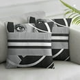 thumbnail image 3 of nygtbtfer Black and White Throw Pillow Covers  Set of 2 Decor Decorative Throw Pillow Cover Grey Abstract Modern Geometric Square Cushion Cases for Sofa Bed Couch 22x22in, 3 of 7