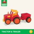 thumbnail image 5 of Battat Tractor & Trailer Farm Truck with Removable Trailer, Toddler and Preschool Toys, 5 of 8
