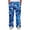 Navy, variant on Men's Cargo Pants Relaxed Fit Straight Leg Camo Print Work Pants with 4 Pockets Elastic Waistband Drawstring Lightweight Trousers for Hiking Outdoor Daily Wear Army Green L