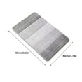 thumbnail image 3 of Guanhe Bath Mats for Bathroom 24x16'',Thick Soft Chenille Floor Mats,Non Slip Shower Mats Ultra Water Absorbent Doormat(Gray）, 3 of 9