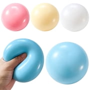 Big Blue Dough Ball - Ultra-Soft Slow Rising Jumbo Squishy Fluid Cheese Ball , Stress Relief Fidget Toy for Adults, Focus & Relaxation