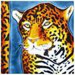 En Vogue B-154 Leopard - Decorative Ceramic Art Tile - 8 in. x 8 in.