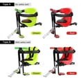 thumbnail image 4 of Lixada Kids Bike Safety Seat Children Cushioned Cycling Seat Front Mounted Child Bicycle Seat For 8m, 4 of 5