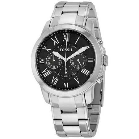 UPC 691464920814 product image for Fossil Grant Chronograph Black Dial Stainless Steel Men s Watch FS4736 | upcitemdb.com