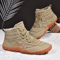 thumbnail image 4 of Botines Con Forro Cálido Botas Nieve Invierno Ligeros Antideslizantes para Viajes Al Aire Libre, 4 of 9