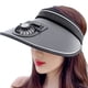 thumbnail image 1 of Sombrero Ajustable De La Visera Del Ventilador, ABS De Secado Rápido Del Poliéster Del Sombrero De La Visera Del Ventilador Para Al Aire, 1 of 8