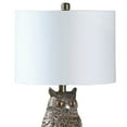 thumbnail image 3 of Benjara BM233933 Lampe de Table en Polyresine 27.5 x 14 x 14 Po. avec Base Ronde, Argent, 3 of 5