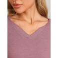 thumbnail image 4 of DARING DIVA Women's Waffle Soft Fall Winter Pajamas Sets XS Red, 4 of 6