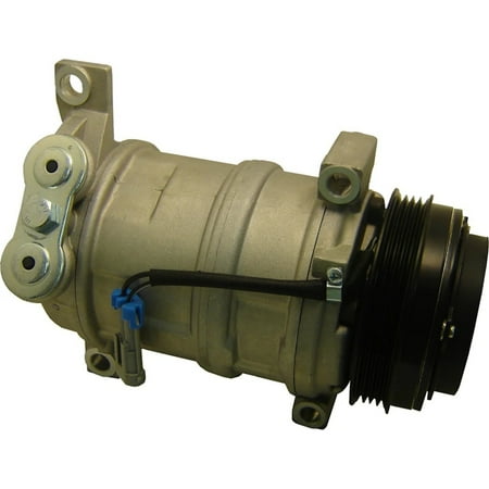 New 4-Groove Pulley A/C Compressor Compatible With Chevrolet GMC Suburban 2500 LT 8 Cyl 8.1L Silverado 1500 LS 8 Cyl 5.3L Silverado 1500 LS 8 Cyl 4.8L 1999-2002 By GPD6511396