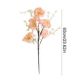 thumbnail image 3 of Flores de azalea artificiales de 24 pulgadas con tallo de flores de seda sintética con hojas verdes para decoración del hogar, centros de mesa de boda, decoraciones para la mesa de fiesta, 3 of 6