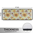 thumbnail image 5 of Kitchen Rugs Sets Of 2,Sunflower Pattern Anti Fatigue Kitchen Mat Rugs Non Slip Washable,Decorative Kitchen Floor Mats for Kitchen,Sink,Laundry,17"x47"+17"x47", 5 of 5
