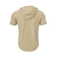thumbnail image 4 of Gytharion Workout Tops Men Short Sleeve Hooded T-Shirts Drawstring Lightweight Pullover Summer Athletic Hoodies, 4 of 8