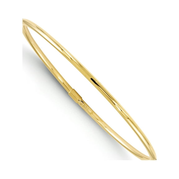 JbSPs 10K Yellow Gold Slip-On Bangle