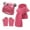 Rosered, variant on FZ FANTASTIC ZONE Kids Toddler Infants Winter Beanie Hats Scarfs Gloves Set Pompom Caps Mittens Neck Warmer with Fleece Gifts for 0 6 12 18 Months 1 2 3 4 Years Old Baby Girls Boys, Rosered
