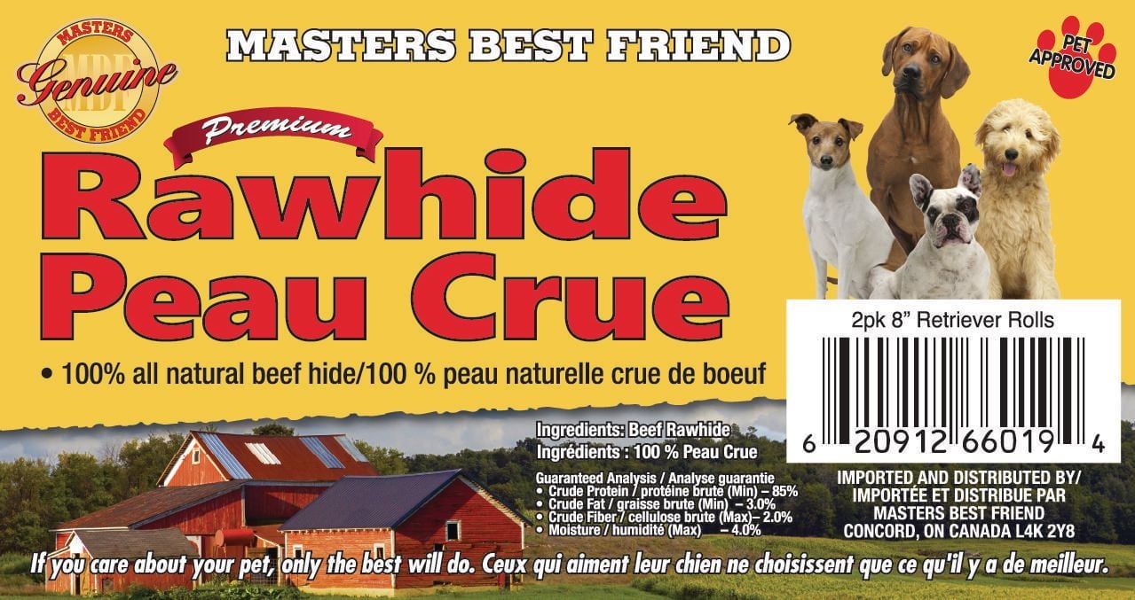 Rouleaux blanc Masters Best Friend epour retriever