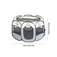 thumbnail image 4 of Cheapark Pet Tent Cat House Foldable Enclosed Octagon Tent Birthing Space Isolation Pen Cage For Cats Dogs Indoor Home Pet Resting Shelter, 4 of 6