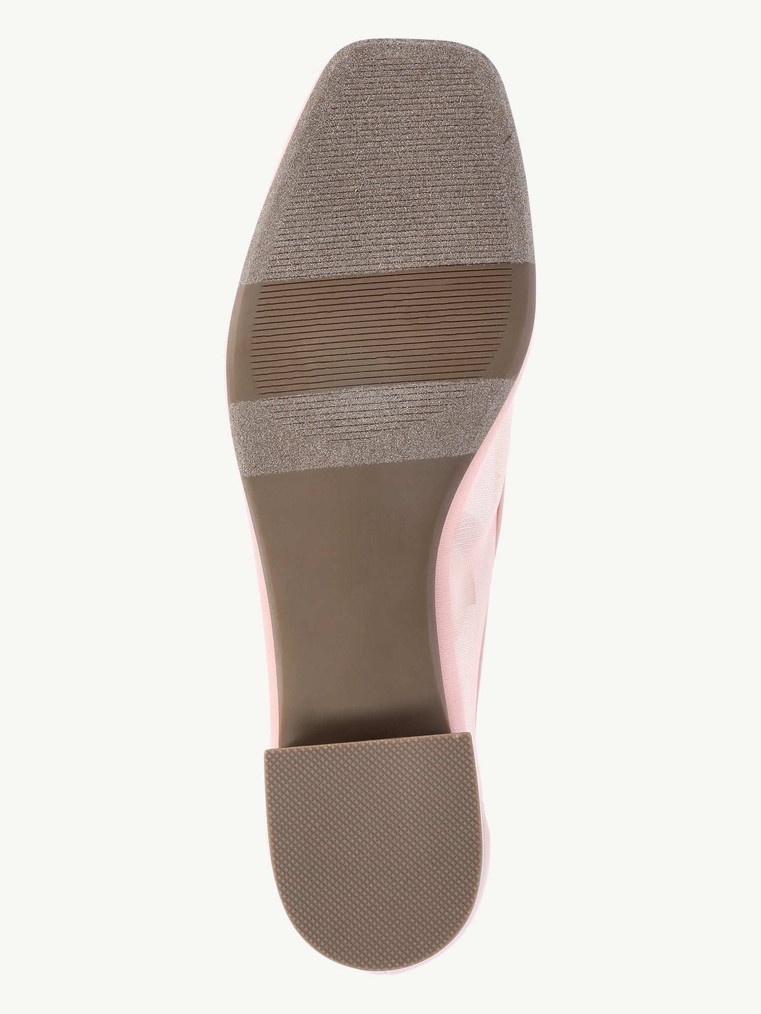 Free Assembly Women's Mesh Block Heel Mary Jane Shoes