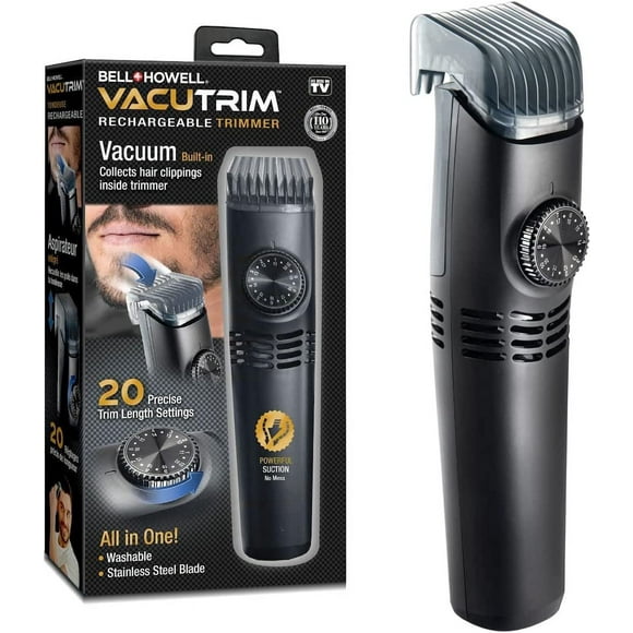 VacuTrim Cortadora Aspiradora de Pelo Afeitadora Recargable Cortadora de Pelo Inalámbrica As Seen On TV