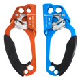 thumbnail image 1 of NewDoar Left&Right Hand Ascender Rock Climbing Tree Arborist Rappelling Gear Equipment CE Certified Rope Clamp for 8~13MM Rope(Orange Left&Blue Right), 1 of 4