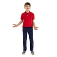 thumbnail image 6 of U.S. Polo Assn. Boys Pique Polo Shirt, 2-Pack, Sizes 4-18, 6 of 10