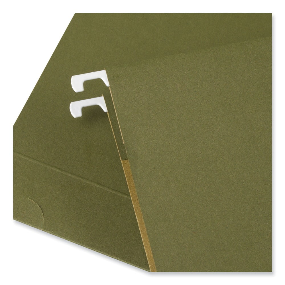 Universal Box Bottom Hanging File Folders, Legal Size, 1/5-Cut Tab, Standard Green, 25/Box -UNV14152