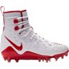 Nike Men's Force Savage Elite TD Football Cleats White/Red 10