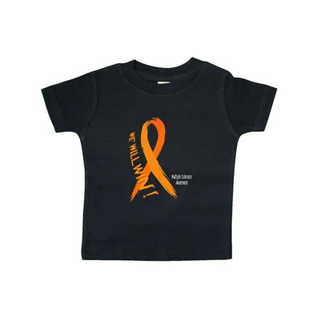 

Inktastic We Will Win Multiple Sclerosis Awareness Gift Baby Boy or Baby Girl T-Shirt