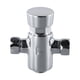 thumbnail image 1 of KDJ Chrome Timed Non Concussive Exposed Shower Valve, Self Closing Brass Shower Valve for Gym Pool Schools, Water Efficient Compact Shower Head, 1 of 10