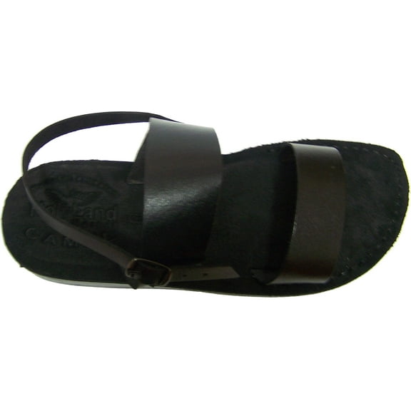 Holy Land Market Genuine Leather Suede Bottom Biblical Sandals (Yashua) Suede II