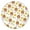 French, variant on Tablecloth Vintage Traditional Mandala Pattern Waterproof Elastic Round Cover with Back for Relaxation