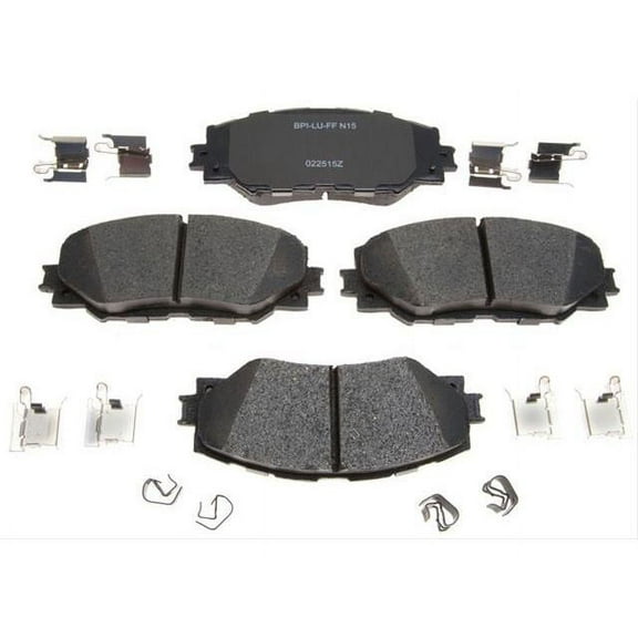 Front Brake Pad Set - Compatible with 2009 - 2019 Toyota Corolla 1.8L 4-Cylinder 2010 2011 2012 2013 2014 2015 2016 2017 2018