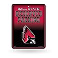 thumbnail image 1 of Rico Industries Ncaa Ball State Cardinals - Señal De Estacionamiento De Metal (8,5 X 11 Pulgadas), 1 of 5