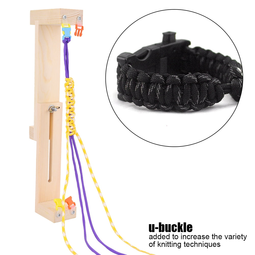 Jig Paracord Bracelet Wood Maker Knitting Cord Wristband Makers DIY Tool Craft