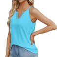 thumbnail image 5 of Wycnly Cami Top for Women Womens Tops Loose Lightweight Comfy Spaghetti Strap Tops 2025 Casual Solid Sleeveless Tees Girls Sleeveless Shirt, 5 of 5