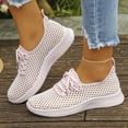 thumbnail image 2 of Pandaie Womens Walking Shoes Breathable Running Tennis Slip on Sneakers Sport Workout Gym Athletic Casual Shoes for Travel Work Red 7, 2 of 9