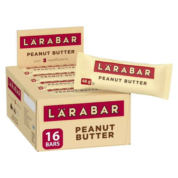 Larabar San Gluten Beurre d'arachide 16 barres x 48 g, 768 g