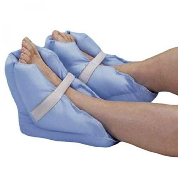 Hermell Products Heel Protector, Quilted Polyester Fill, Open-Toe, One Size Fits Most, Navy Blue, 1 Count