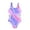 Purple, variant on Girls Swimsuit Surfing Swimsuit Girls Mesh Design Swimwear Set Performance Beach Play Outfits Quick-Dry Surfing Suit for Toddlers and Kids