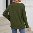 thumbnail image 4 of hotojiny Knit Tunic Tops for Women Fall Oversized Long Sleeve Pullover Blouse Deep V Neck Casual Loose Shirts, 4 of 5