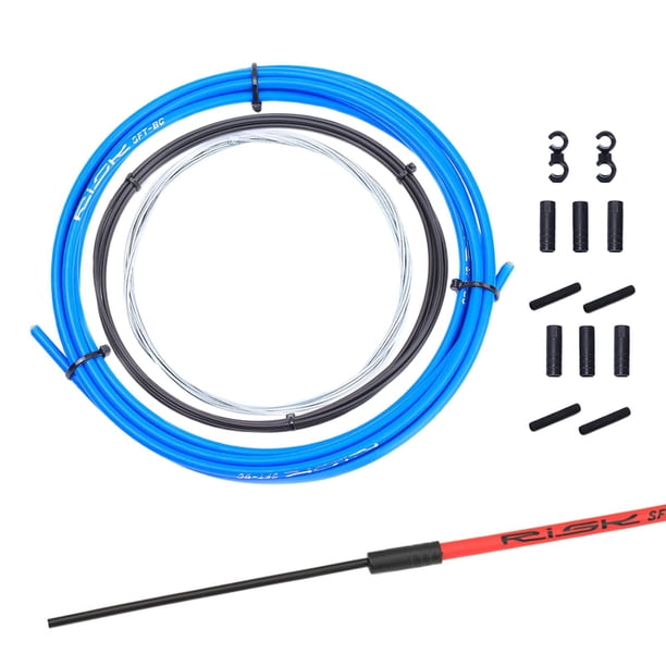 Juego de cables de freno y cambio de bicicleta universal, cables de línea de freno de bicicleta y s de carcasa Bicicleta de montaña de cable de Azul Soledad cable de cambio de bicicleta