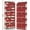 Christmas Red, variant on 2 Pack Over the Door Organizer 5 Tiers, Extra Large Behind Door Storage of 10 Compartments, 80lbs Weight Capacity Over Door Organizer, Door Hanging Organizer for Closet, Diaper Organizer,Room storage