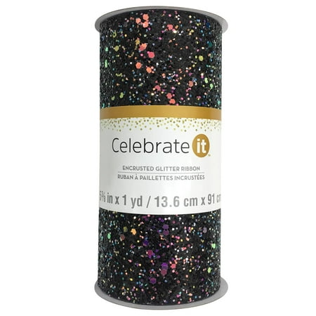 UPC: 0191518122978 | 5.375  Encrusted Glitter Ribbon by Celebrate It®