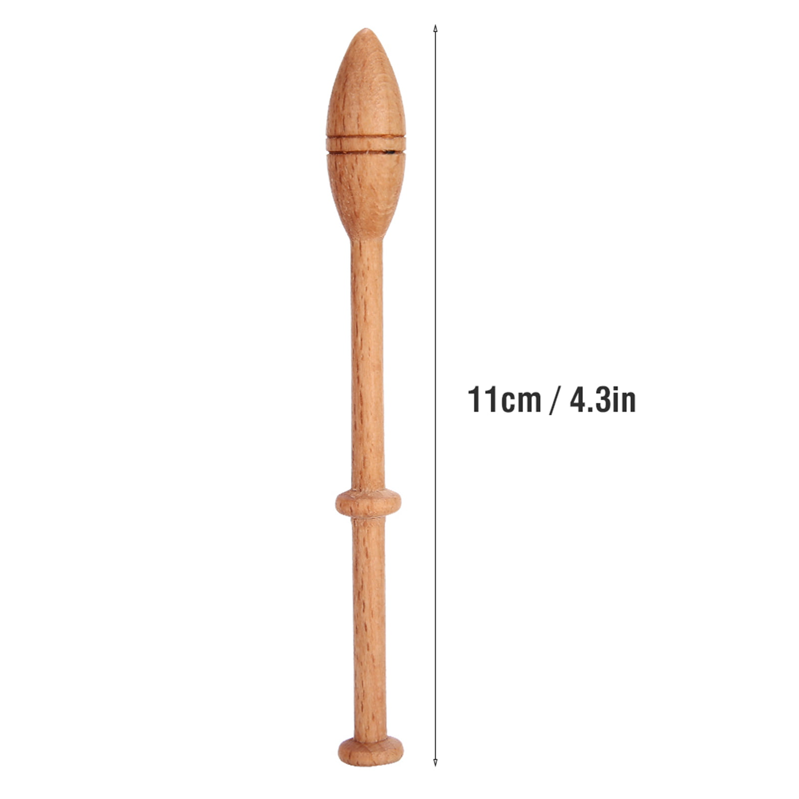 COHEALI 1pc Knitting Tools Braiding Tools for Beginners Utility Tool Wood  Knitting Tool Single Head Knitting Needle Wood Tools Woven Tapestry Blanket
