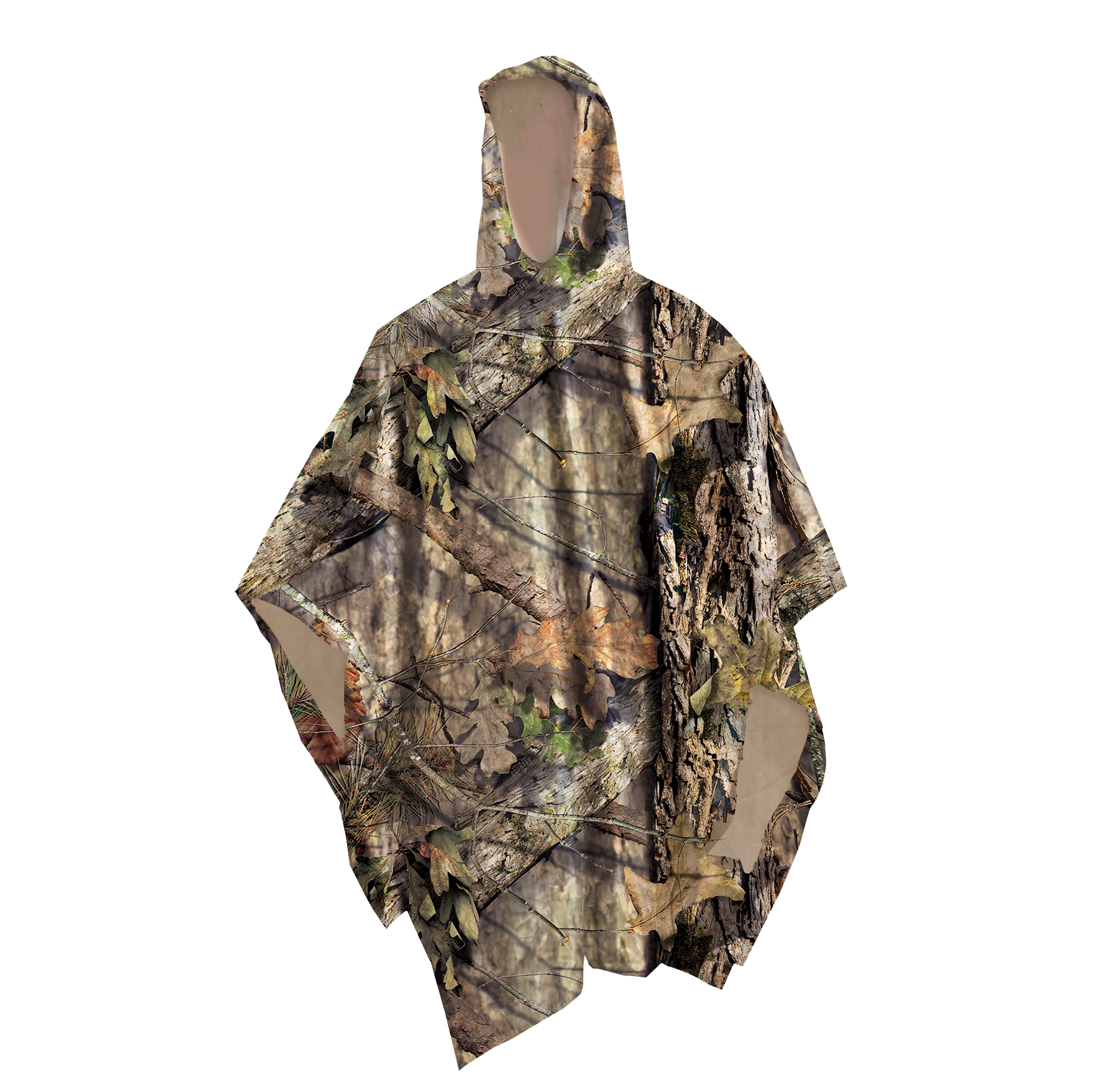 Size CAMP810 CAMOUFLAGE STORM PONCHO 50" x 80" Style 