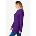 thumbnail image 3 of Woman Within Plus Size Ultra Soft Waffle Thermal Sweatshirt, 3 of 5