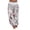White, variant on Women's Plus Size Pants Women's Harem Plus Size Flowy Printed Wide Leg Harem Pants Women's Casual Pants White XXXXL