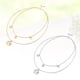 thumbnail image 2 of Collar con colgante de mapa del mundo de doble capa, 2 piezas, moderno, sencillo y lujoso, para mujer (dorado y plateado)., 2 of 7
