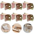 thumbnail image 2 of 10pcs Fence Bracket Galvanized Iron Brackets Wood Rail Support Bracket Fence Repair Kit, 2 of 9