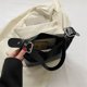 thumbnail image 2 of Bolso de axila para mujer Bolso de asa superior de color sólido con cremallera Bolso de viaje diario para mujer, 2 of 8